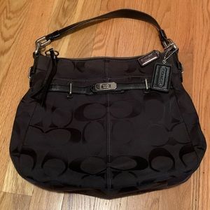 Black COACH shoulder bag